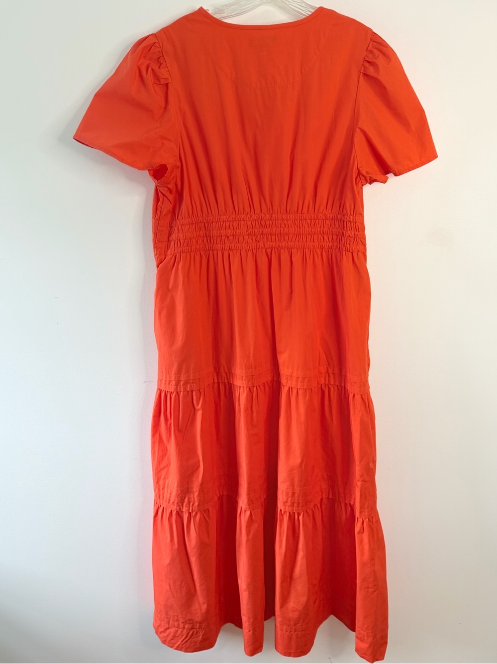 Quince 100% Organic Cotton
Tiered Maxi Dress
Vermillion Red/Bright Orange XL - Picture 10 of 11